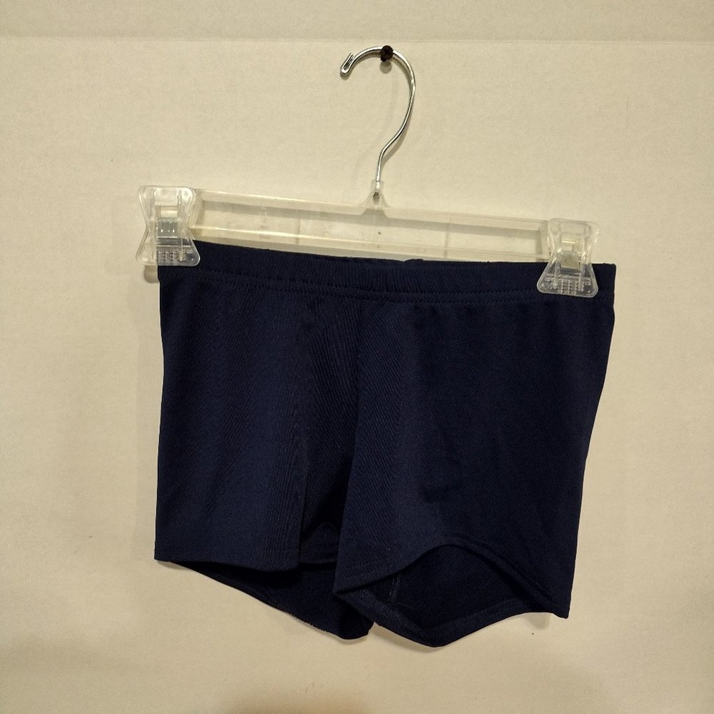 1210-C NAVY SMALL CHEERLEADER SHORTS LADIES SMALL 007